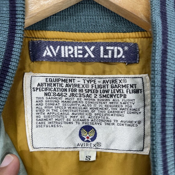 Vintage 1990s AVIREX Ltd Varsity Jacket Small Dis… - image 9