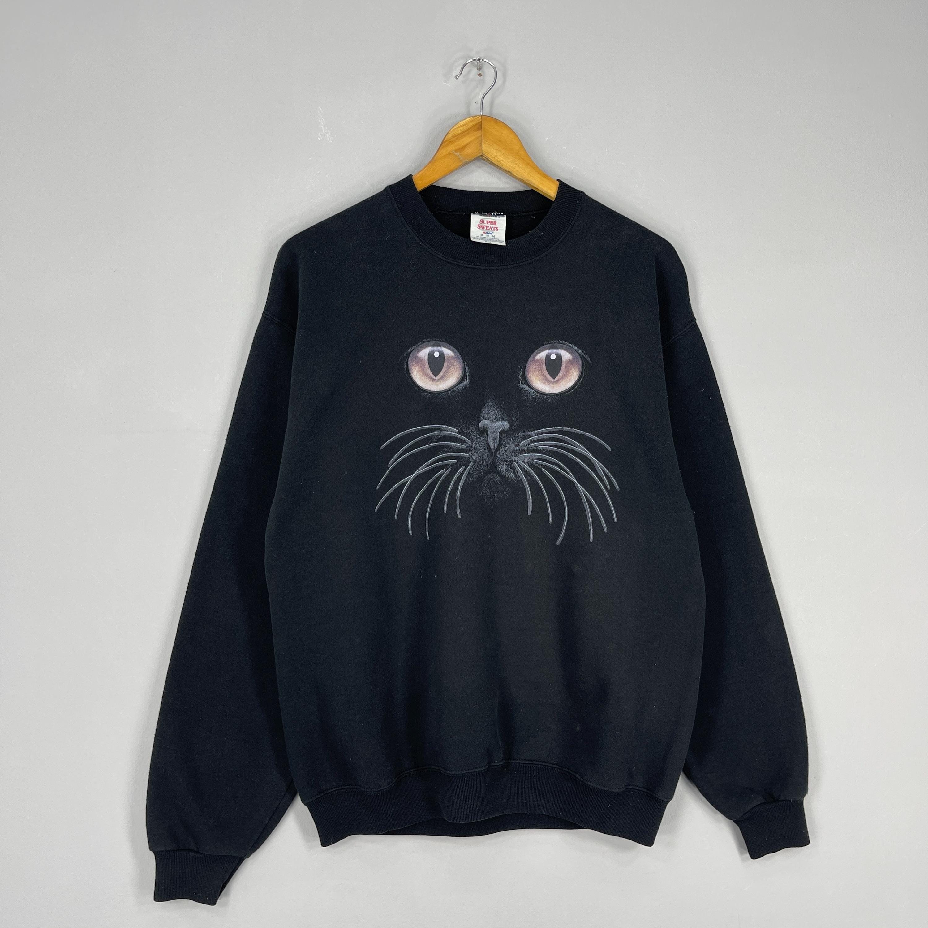 Eve BLACK CAT SWEATSHIRT 黒猫スウェット Eve BLACK CAT SWEATSHIRT 公式通販 Eve BLACK CAT SWEATSHIRT 黒猫