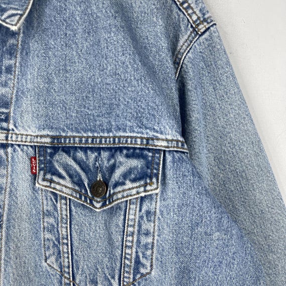 Vintage LEVIS 70503 02 Denim Trucker Jacket Xlarge 1990s
