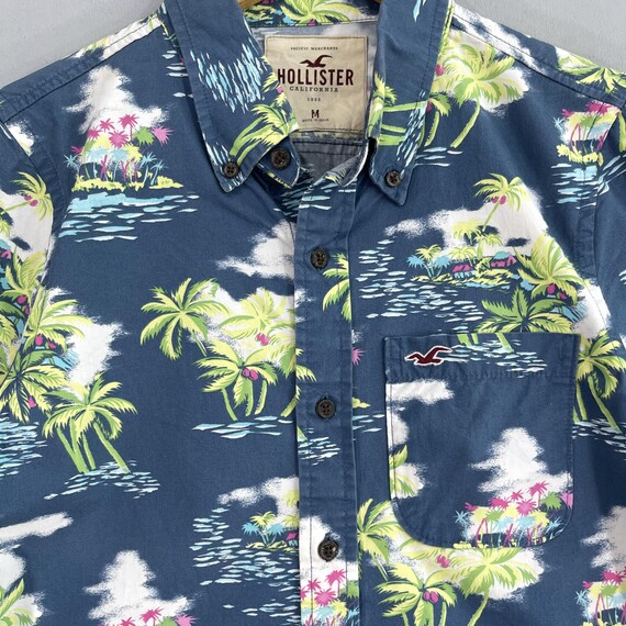 Vintage HOLLYSTER Hawaii Shirt Medium 1990s Hawai… - image 2