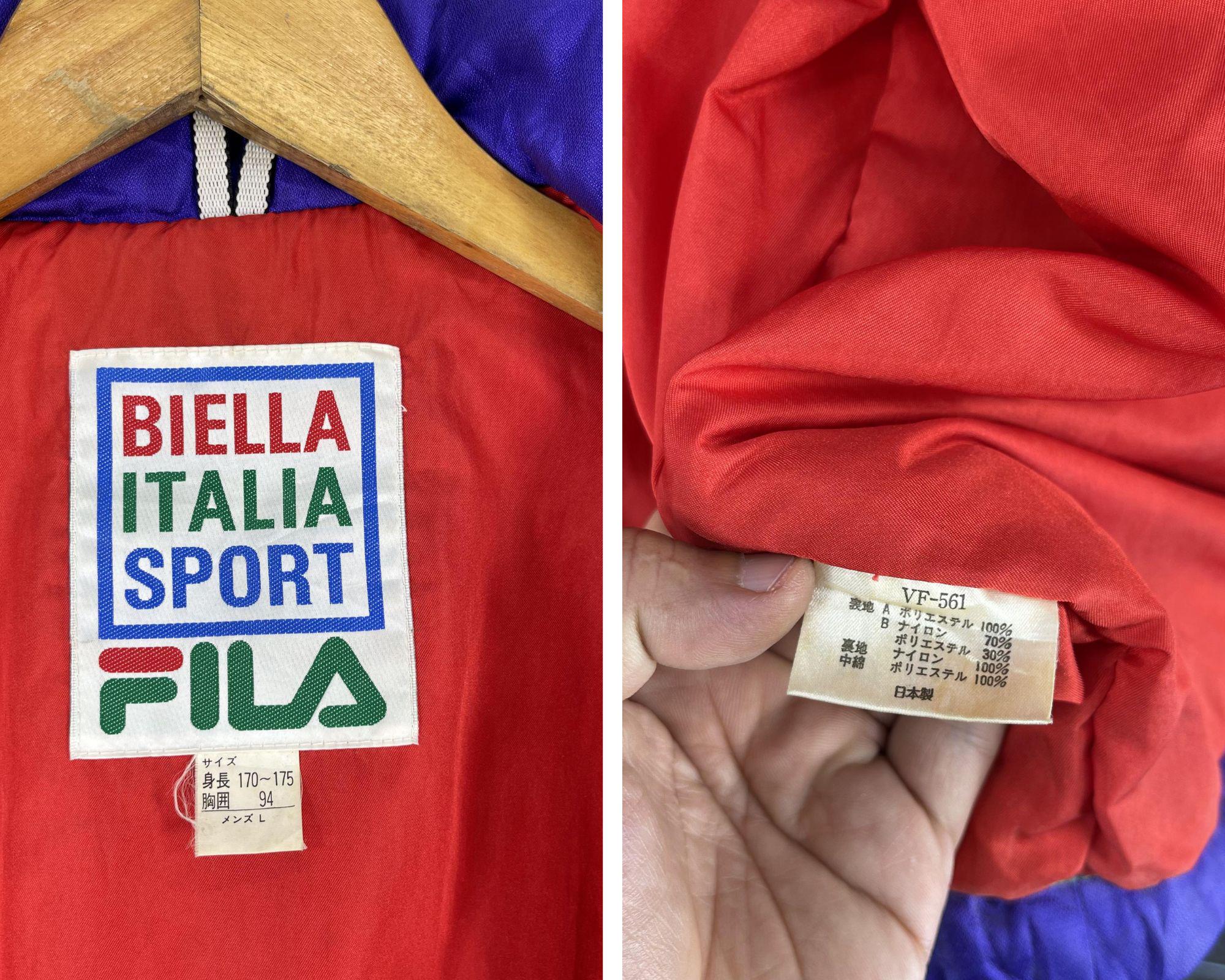 Vintage 1990s FILA Ski Jacket Large Fila Italia Sport Multicolor