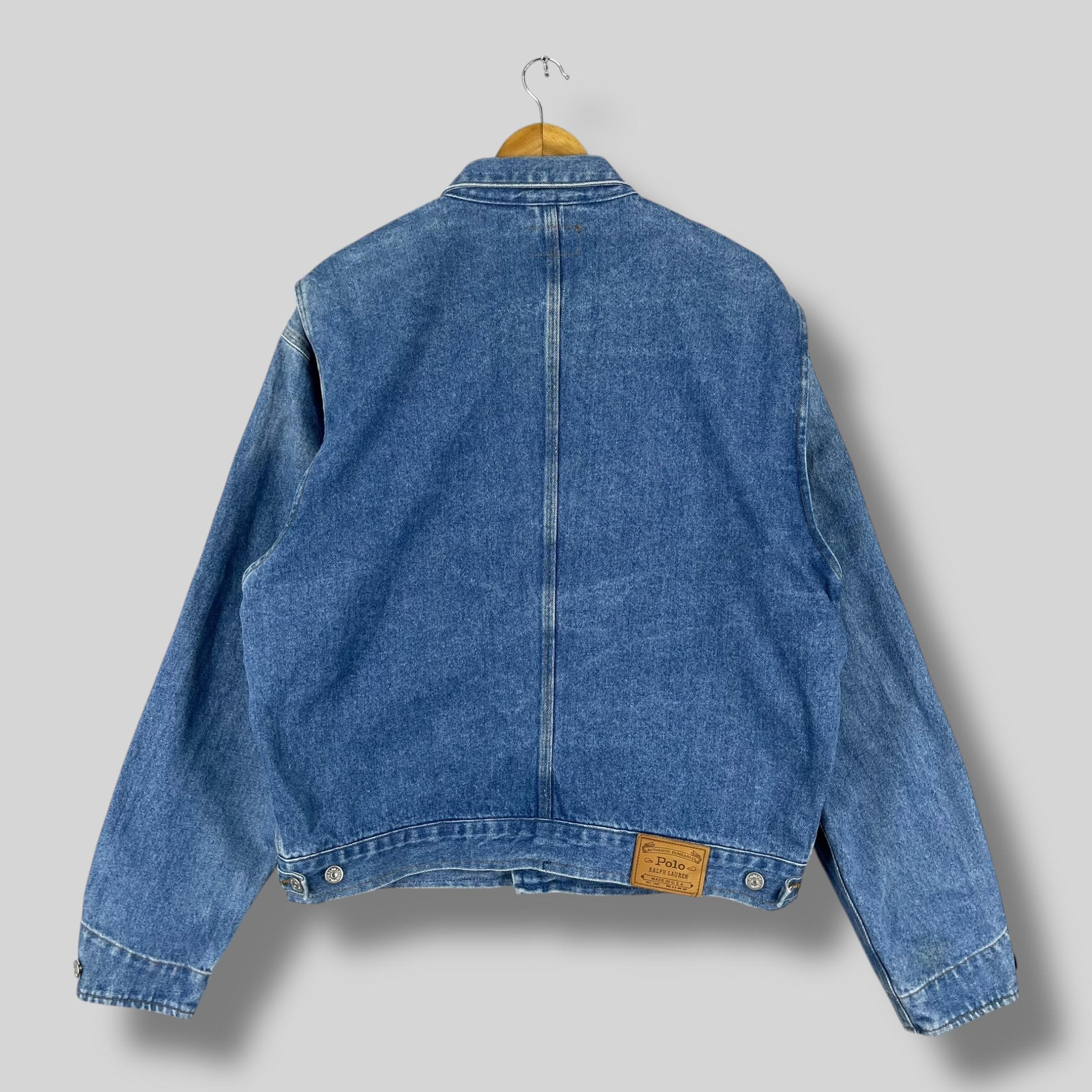 Polo RALPH LAUREN Type 2 Denim Jacket Large Vintage 1990s