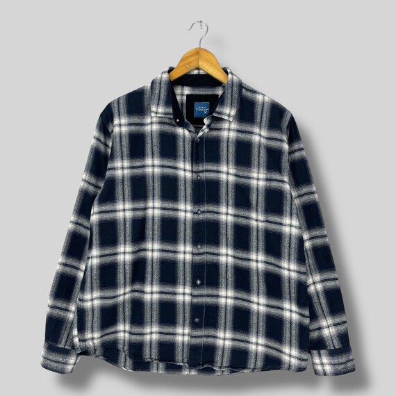 Vintage Y2K Essex Crossing Checkered Flannel Large Plaid Checkered