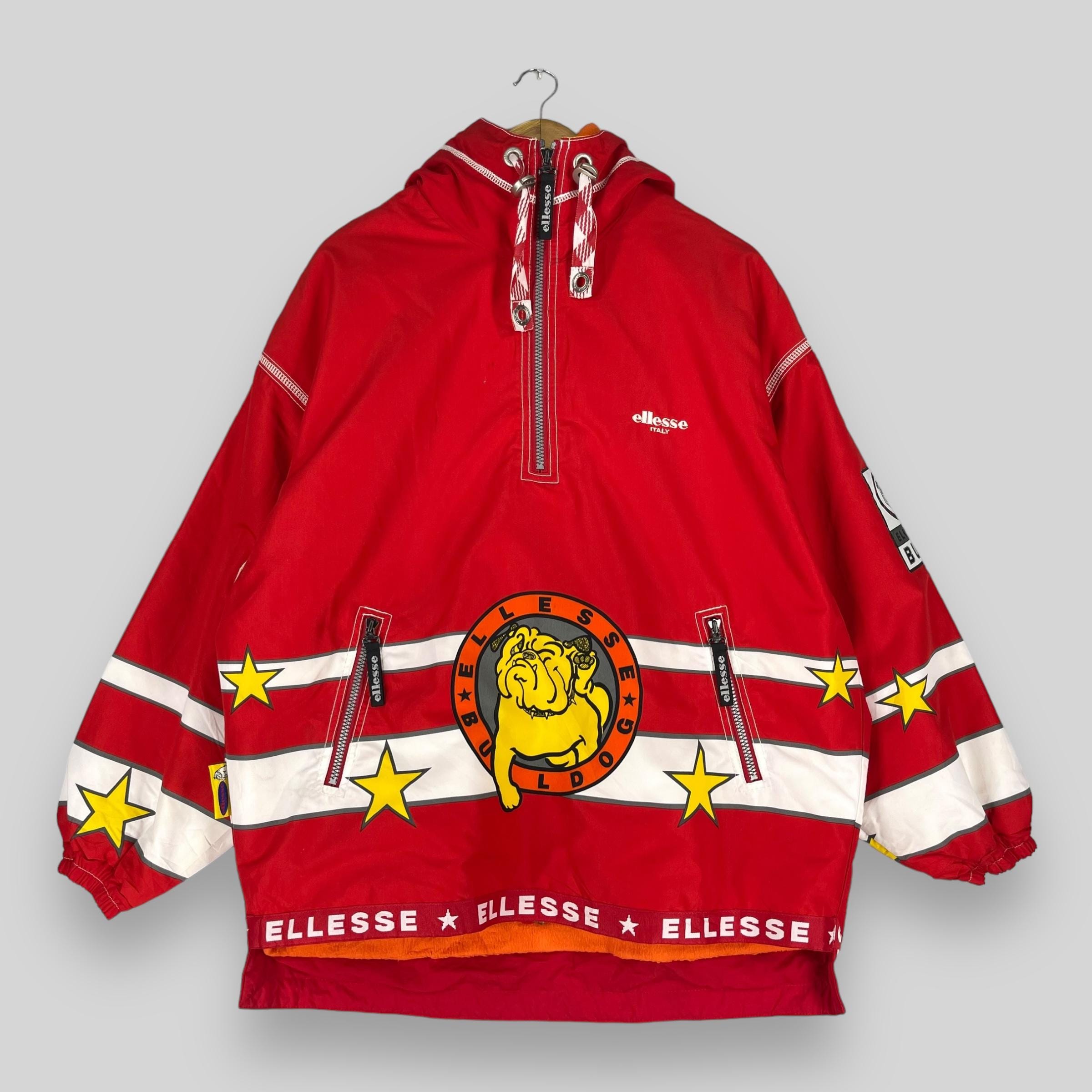 Vintage 1990s ELLESSE Bulldog Ski Jacket Large Ellesse Vintage 1990s ELLESSE Bulldog Ski Jacket Large Ellesse