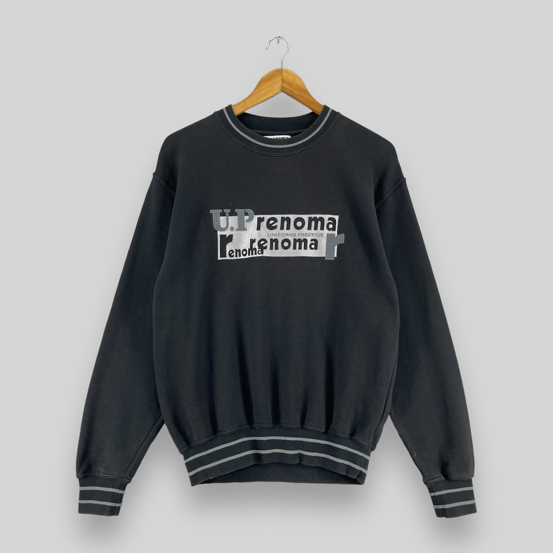 Vintage RENOMA Paris Crewneck Sweatshirt Medium 1990s Renoma up 