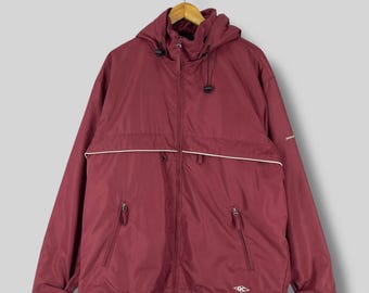 Chaqueta de esquí con capucha vintage GRAVER CREEK, talla XL, años 90, para snowboard y clima frío. Chaqueta de esquí pesada Graver Creek, talla XL.