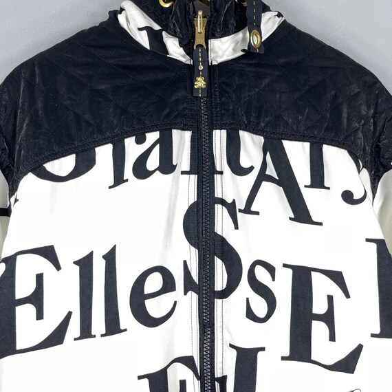 Vintage 1990s ELLESSE BEAR Ski Jacket Large Ellesse Skiing Fur