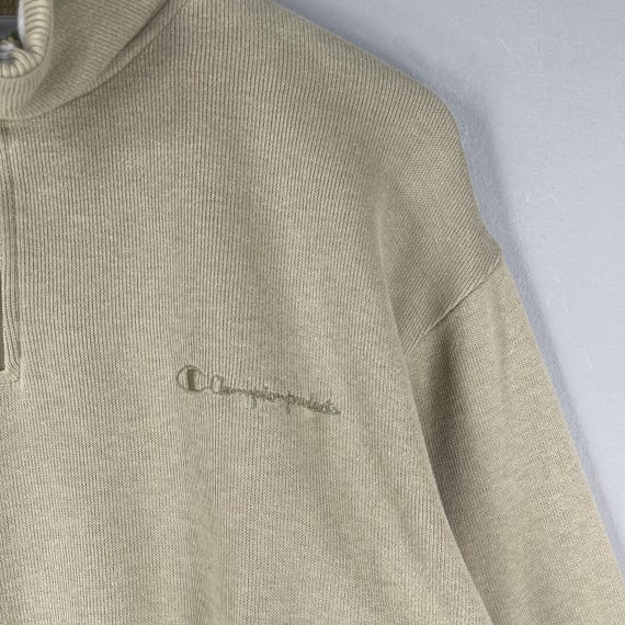 Half Zip Champion Strickjacke Grau Ash Strickjacke Silbergrau