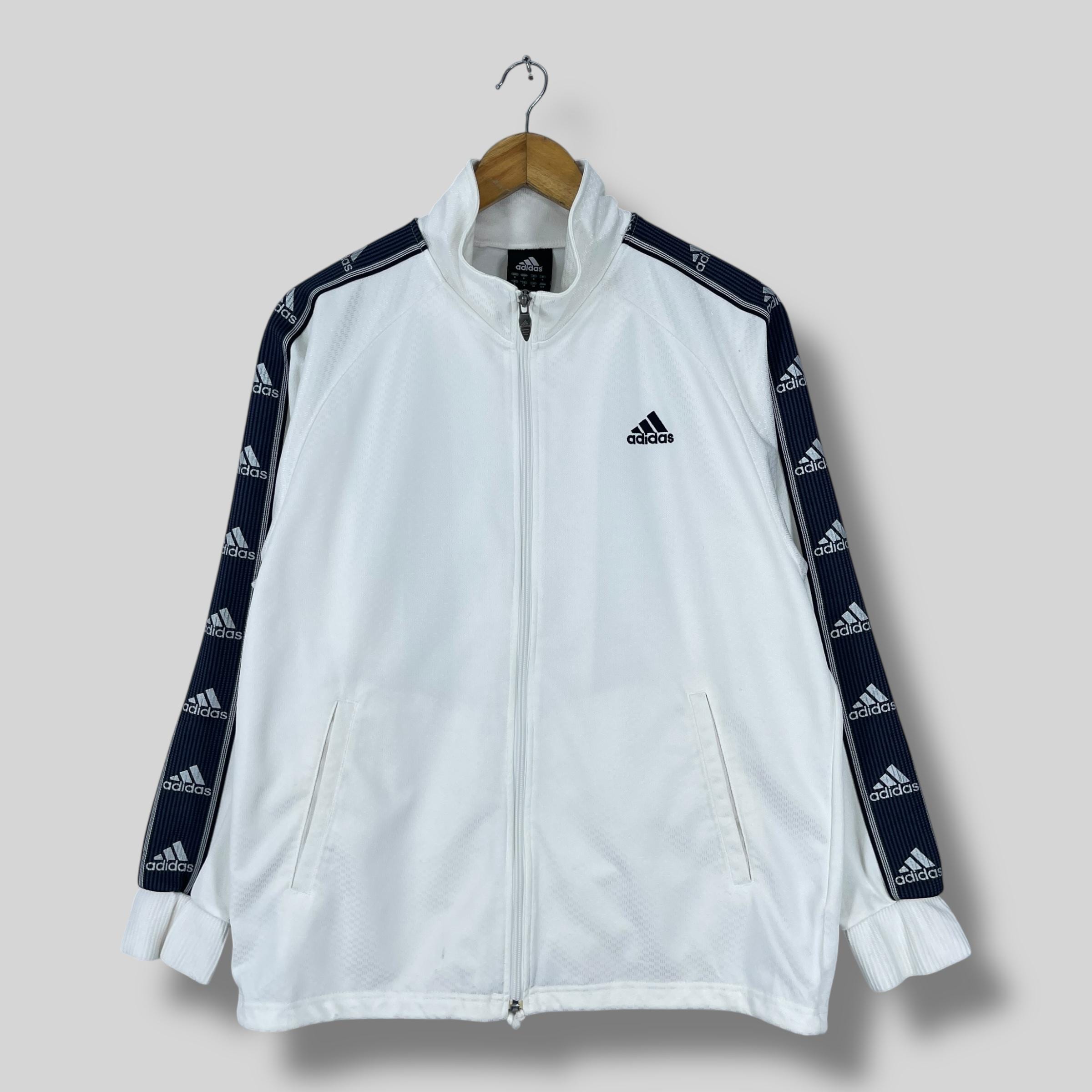 Vintage 1990s ADIDAS Tracktop Jacket Medium Adidas Equipment Side