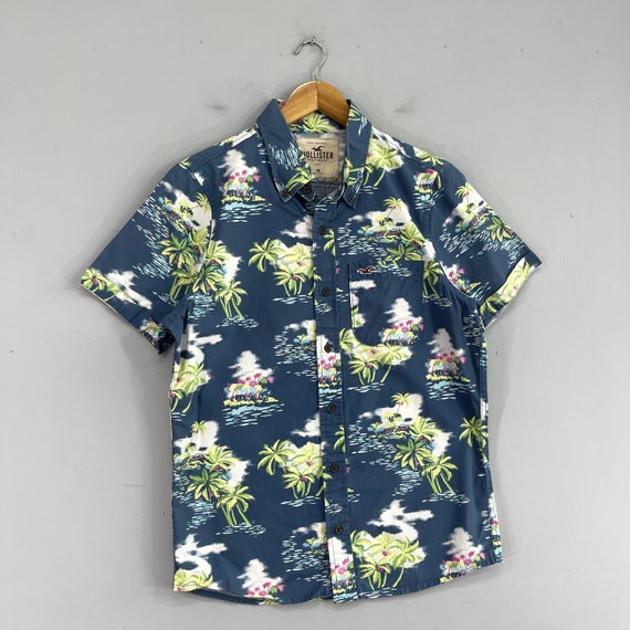 Vintage HOLLYSTER Hawaii Shirt Medium 1990s Hawai… - image 4