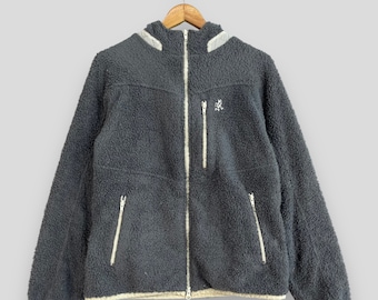 Vintage GRAMICCI Deep Pile Fleece Medium 1990 Gramicci Outdoor Sportswear Giacca per il freddo Gramicci Zipper Fleece Felpa con cappuccio Giacca Taglia M