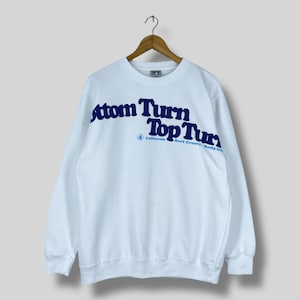 BODY GLOVE Sweatshirt Crewneck Large Vintage 1990s Body Glove Spellout Printed Body Glove California Surf Groove White Sweater Size L