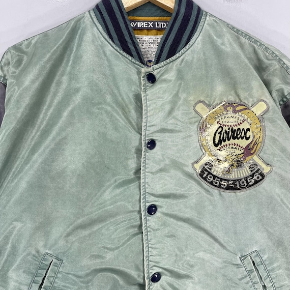 Vintage 1990s AVIREX Ltd Varsity Jacket Small Dis… - image 6