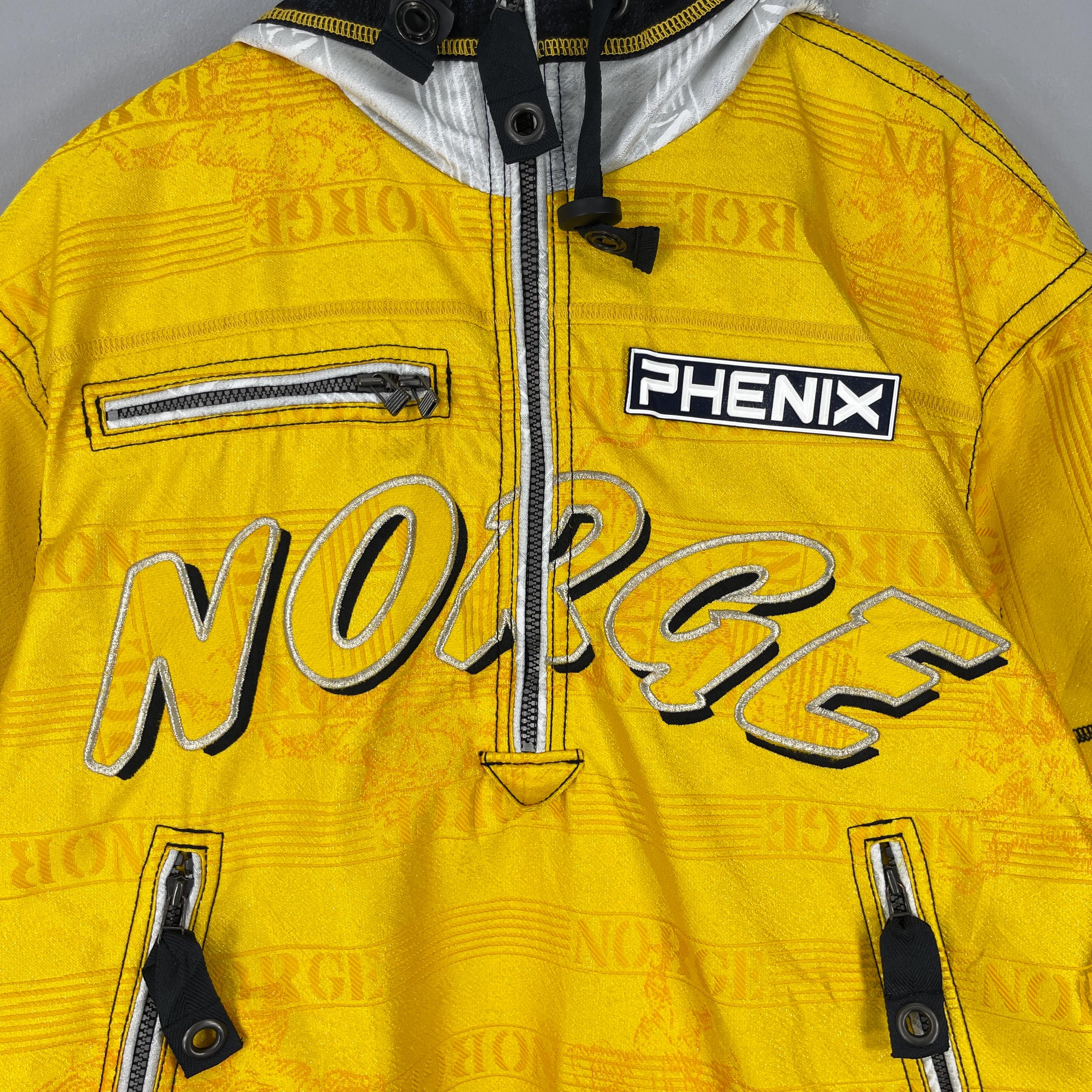 Vintage PHENIX Norway Alpine Ski Team Anorak Jacket Medium 1990s