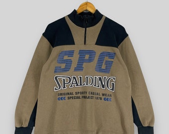 Vintage 90's Spalding Hoodie Windbreaker Jacket Xlarge Sportswear