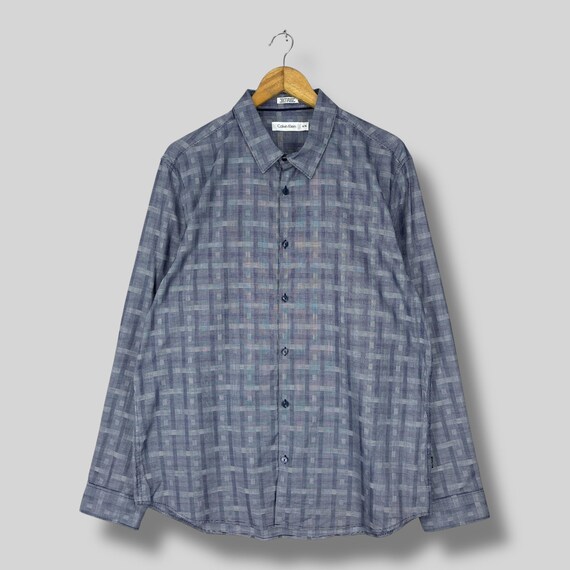 Vintage Ck Casual Shirts VINTAGE Calvin Klein Dress Shirt Mens 2XL