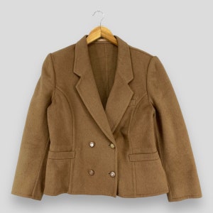 Vintage 90s BURBERRYS England Blazer Coat Women Small Burberrys London Stylish Casual Jacket Burberrys Blazer Style Jacket Wool Size S