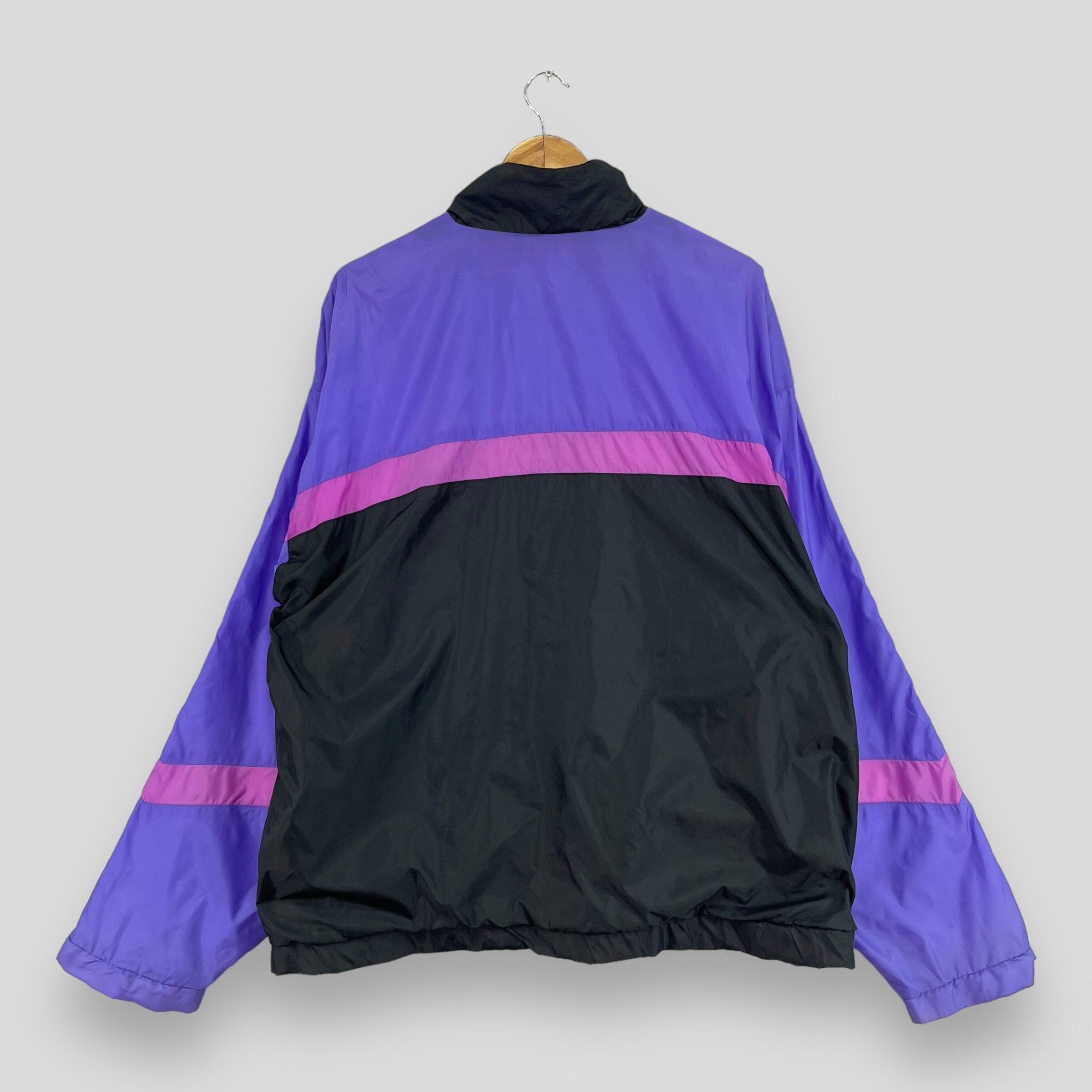 Vintage 1990s PUMA Multicolor Windbreaker Jacket Xlarge Puma