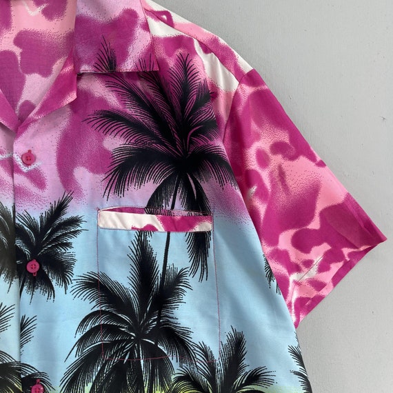 Vintage Y2K KING KAMEHA Hawaii Polyester Shirt Xl… - image 4
