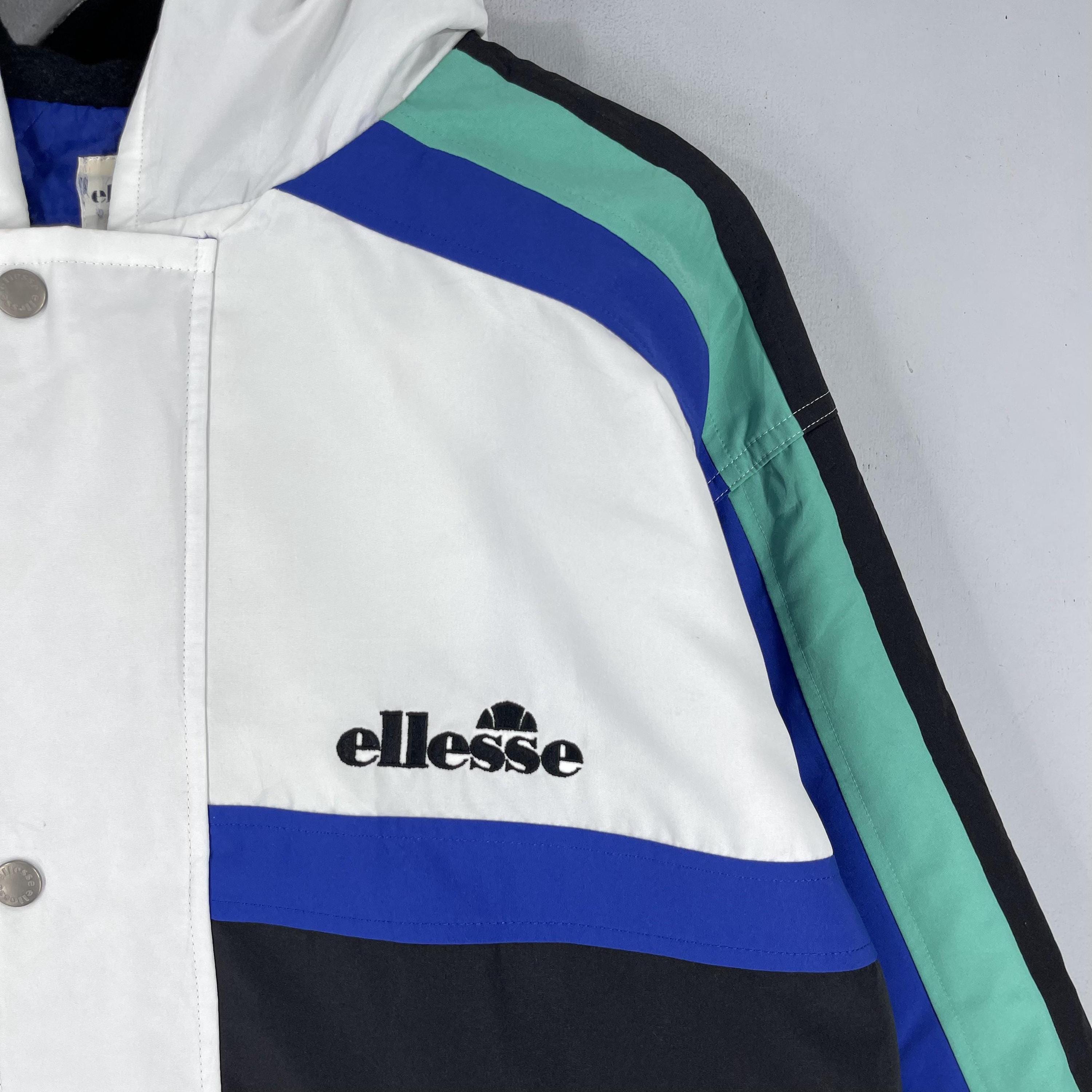 ELLESSE Parka Hoodie Jacket Large Vintage 90