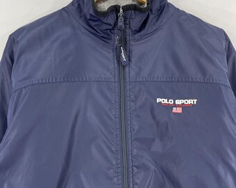 80s usa製　RALPH LAUREN reversible jacket RALPH LAUREN REVERSIBLE BOMBER JACKET - Primetime