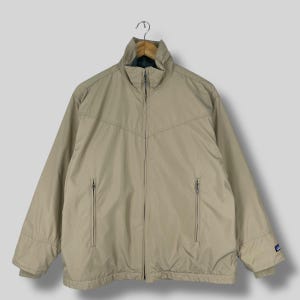 PATAGONIA Puffer Jacket Mens Xsmall Vintage 90's Patagonia Outdoor Cold Weather Winter Jacket Patagonia Zipper Warmer Beige Jacket Size M