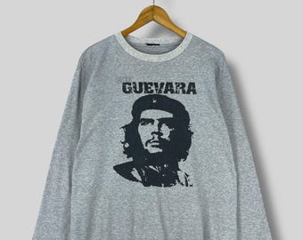 CHE GUEVARA Long Sleeves Tshirt Medium Vintage Che Guevara Hasta La Victoria Siempre Printed Che Guevara Revolutionary Graphic Tee Size M