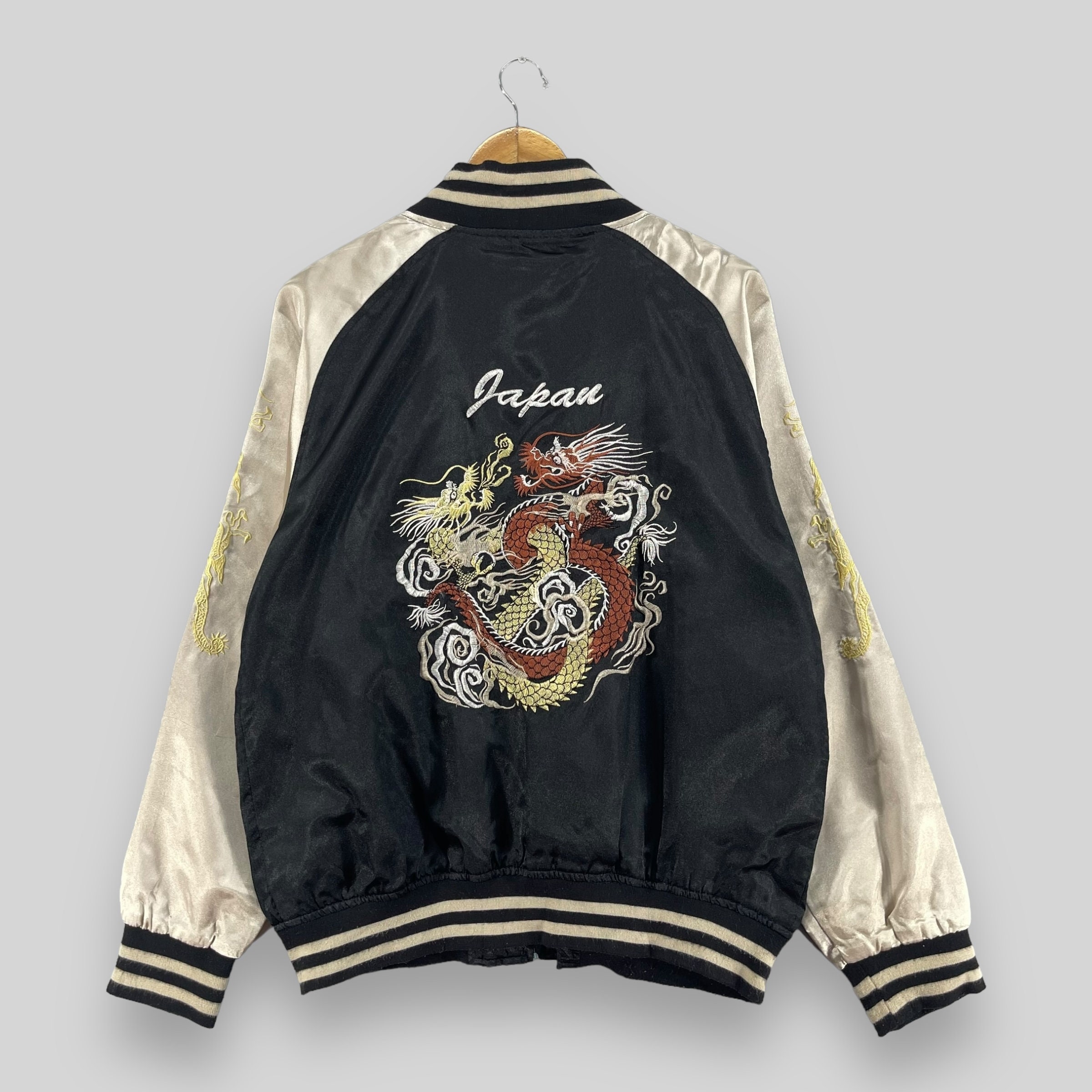Sukajan Japan Korea Vintage Reversible Tiger Eagle Bomber 88