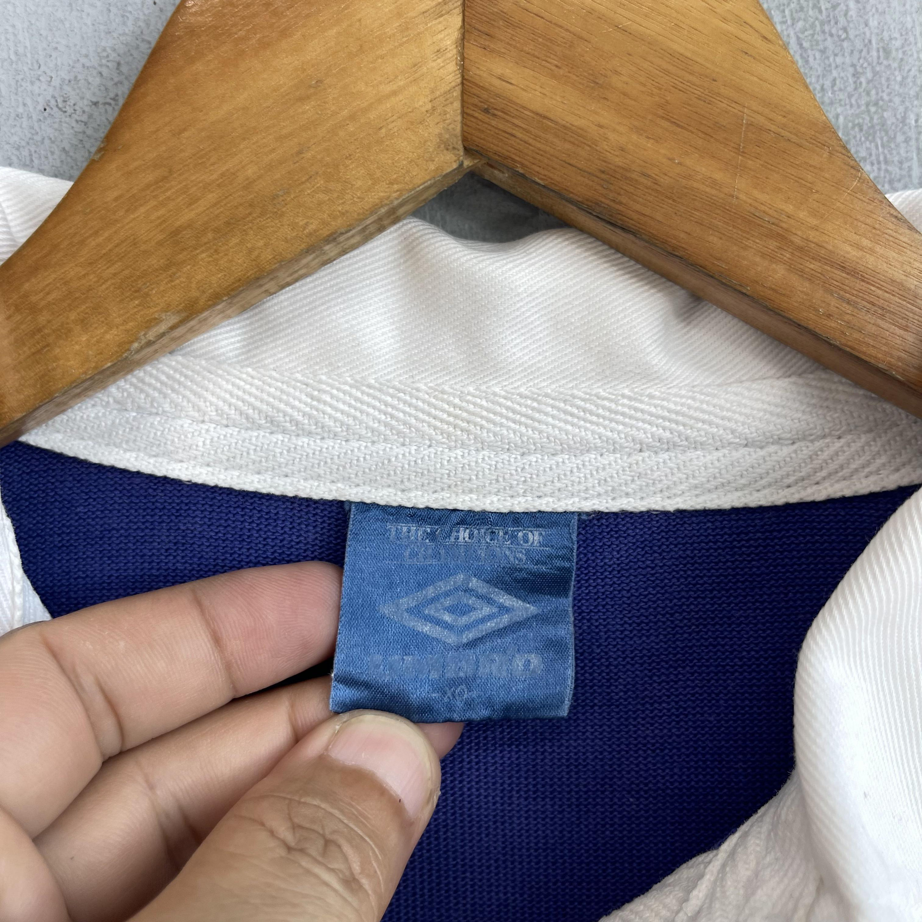 Vintage 90's UMBRO Polo Rugby Shirt Medium Umbro Sportswear
