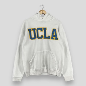 Adidas UCLA College Hoodie Spellout Y2K Sports Sweatshirt 