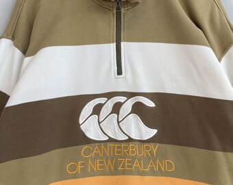 CANTERBURY New Zealand Rugby Half Zipper Sweater Xlarge Canterbury