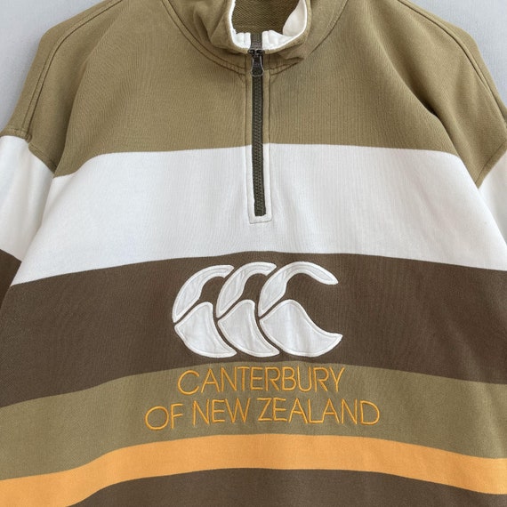 CANTERBURY New Zealand Rugby Half Zipper Sweater Xlarge Canterbury