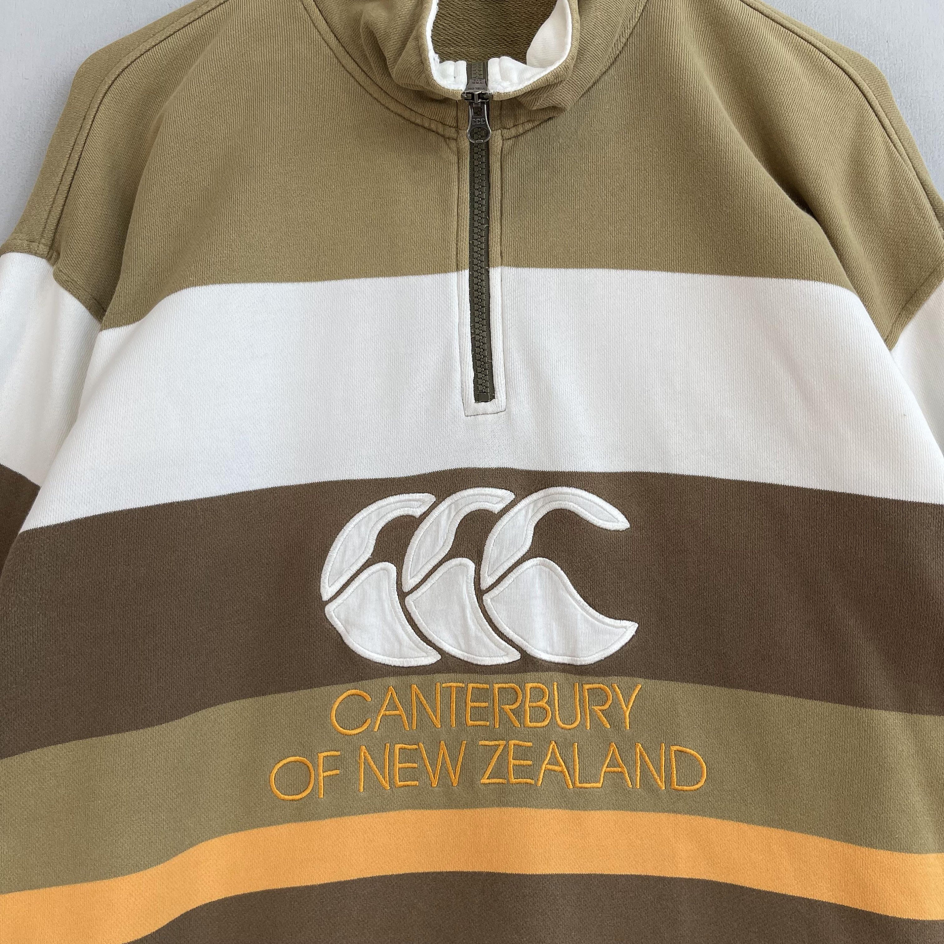 CANTERBURY New Zealand Rugby Half Zipper Sweater Xlarge Canterbury