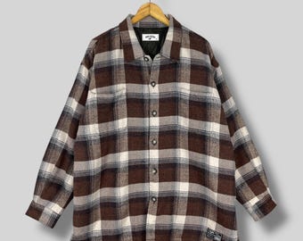 Vintage WOLSEY Harrington Jacket Large 1990s Wolsey Plaid