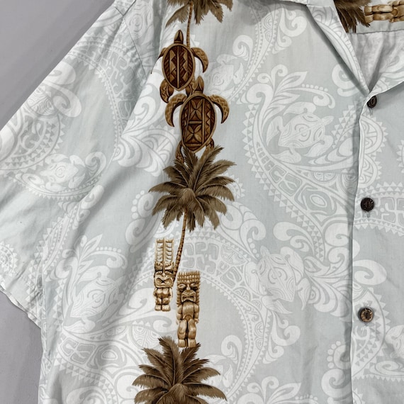 Vintage 90's COCONUT TREE Hawaii Shirt Xlarge Haw… - image 3