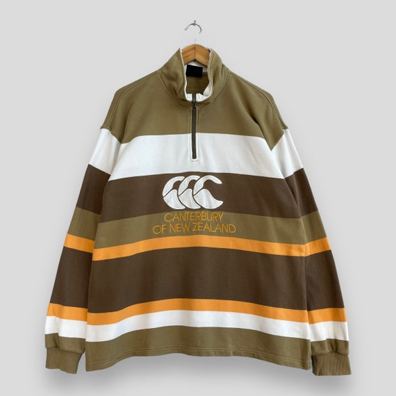 CANTERBURYトレーナーXL CANTERBURY New Zealand Rugby Half Zipper Sweater Xlarge Canterbury