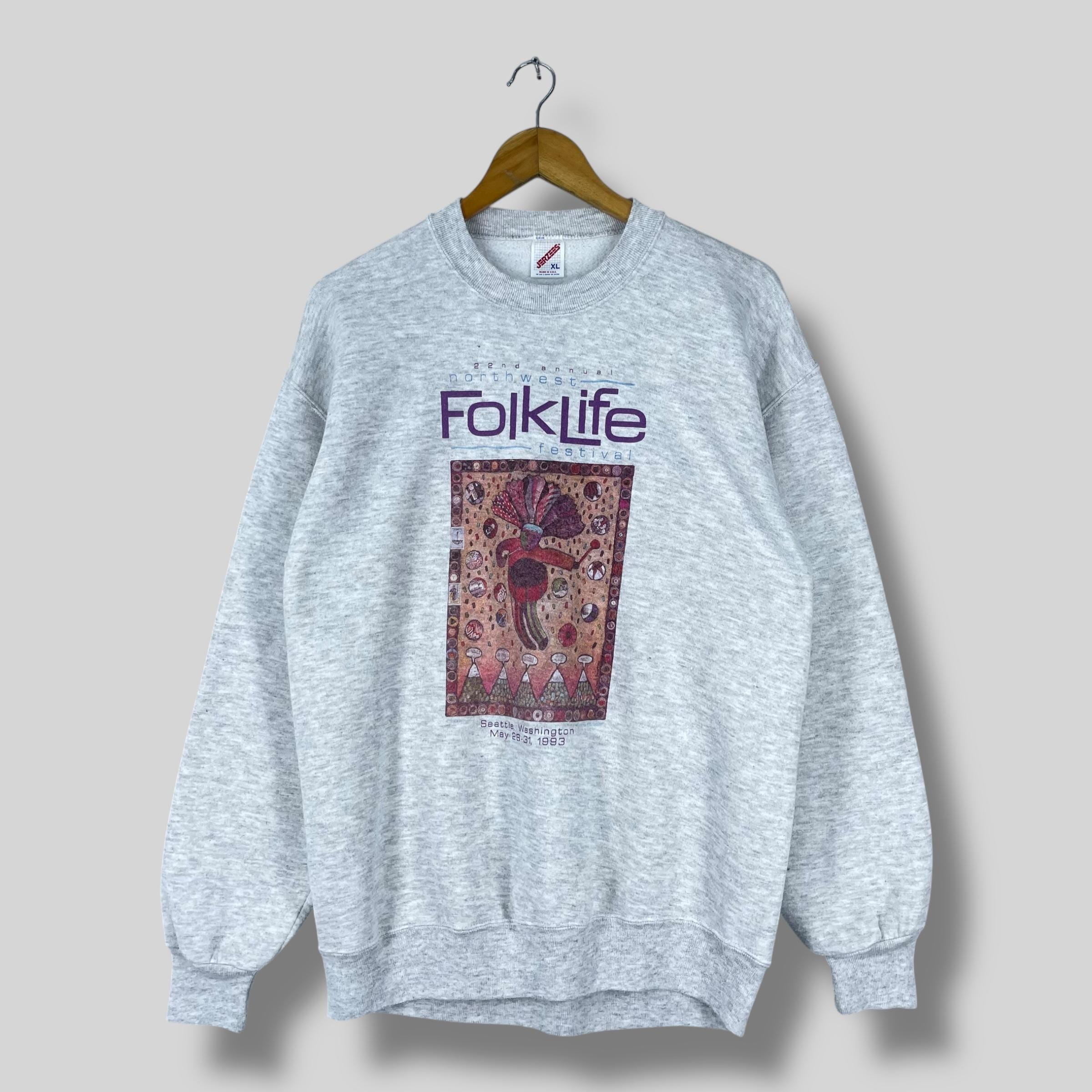 Vintage 90's NORTHWEST FOLKLIFE Festival Sweatshirt Crewneck