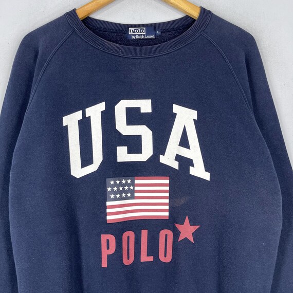 90s~ Lands’ End USA Sweatshirt Polo Lands' End × Vintage Vintage 90s Lands End Heavyweight