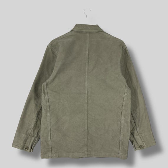 【90~00s_vintage】Y’sヨウジヤマモト WoolZipHoodie Vintage 90's YOHJI YAMAMOTO Chore Jacket Medium Aar Durban Yohji