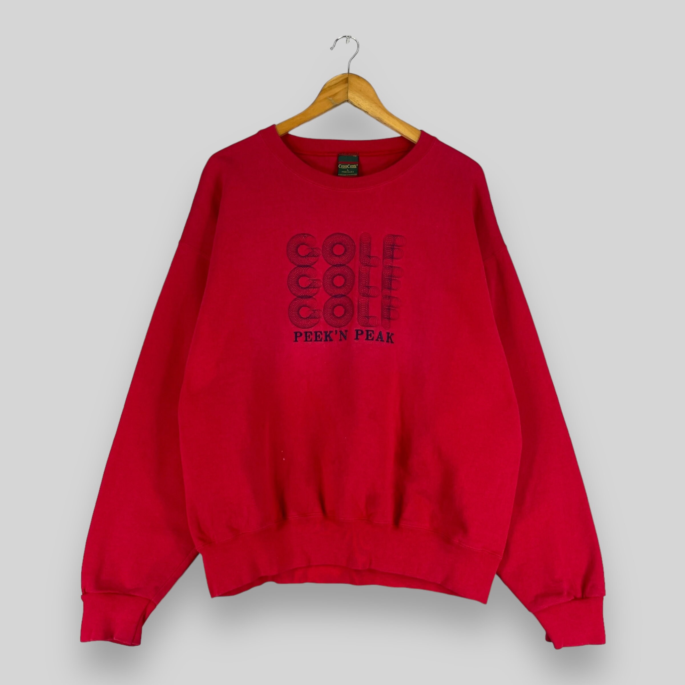 Peek'n Peak Crewneck Sweatshirt Large Vintage Y2K Peek'n