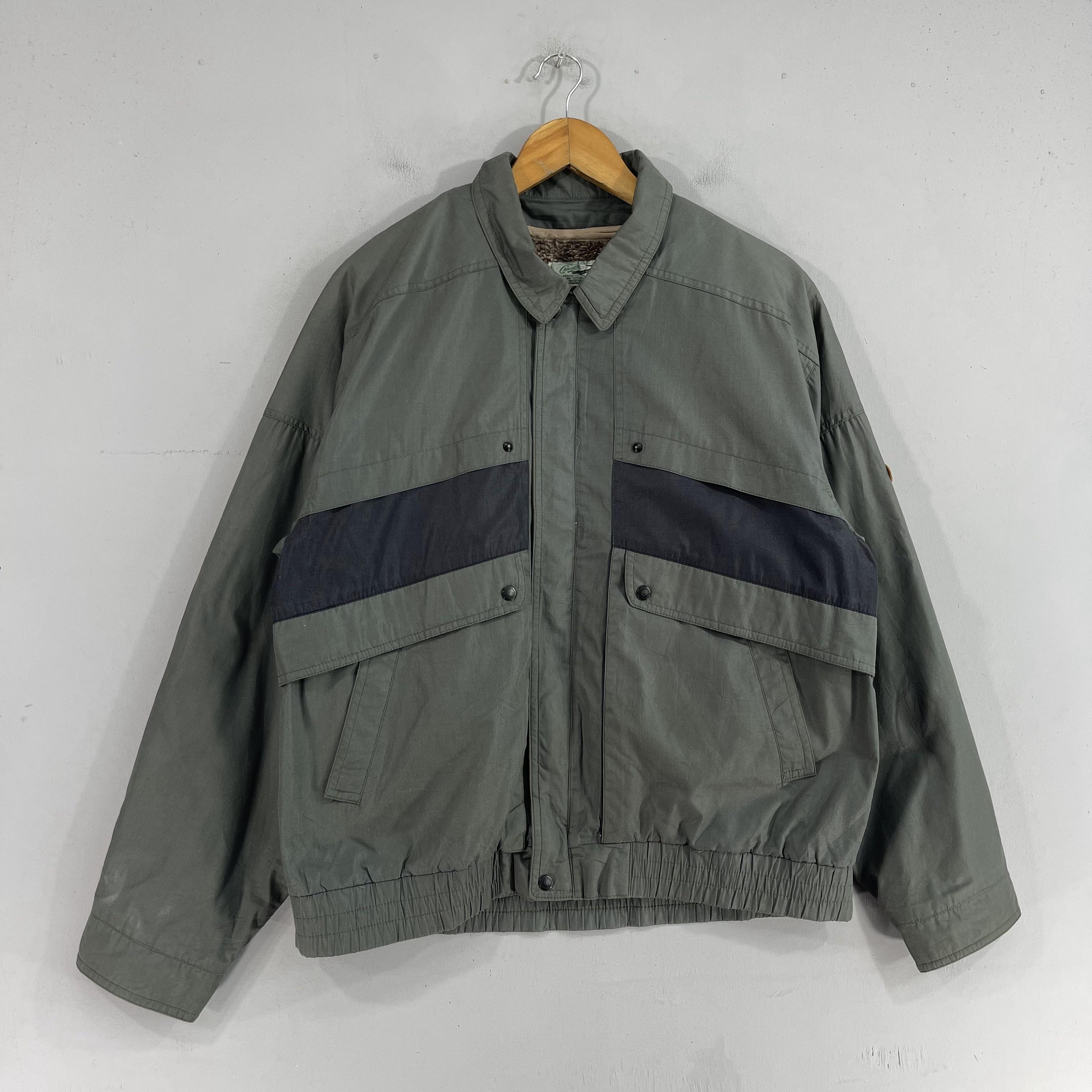 90s Crocodile 【ウール　ハリントンジャケット　短丈　ボックス型】 90 OLD GAP 短丈レザージャケット | ブラック - 札幌 ビンテージ 古着
