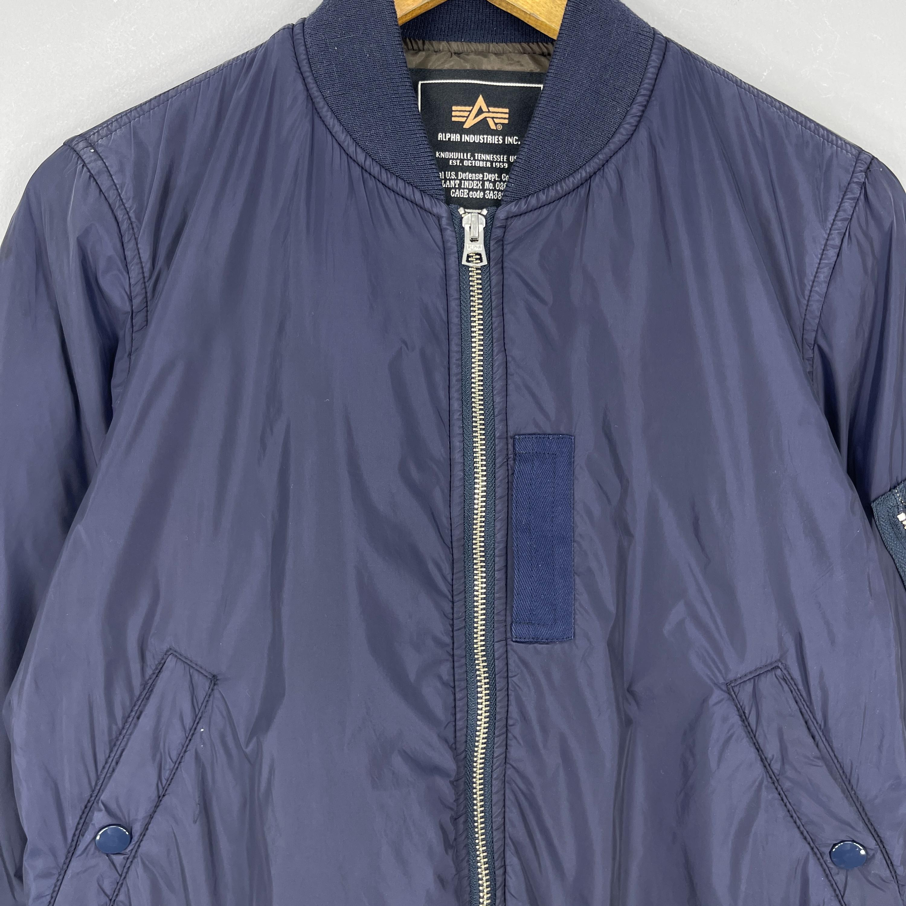 Vintage 1990s ALPHA INDUSTRIES Bomber Fight Jacket Medium Alpha