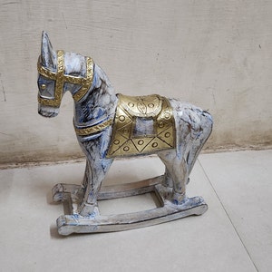 Wooden Rocking Horse, Wooden Rocking Toy, Wooden Horse Toy, Ride On Toy