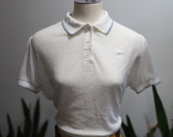 Vintage 1960s 70s Lily's of Beverly Hills golf polo small worn in threadbare minimalist
