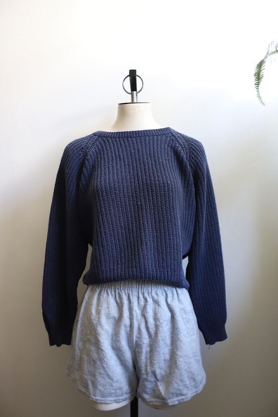 Vintage 1990s Crazy Horse dark blue boxy cropped r