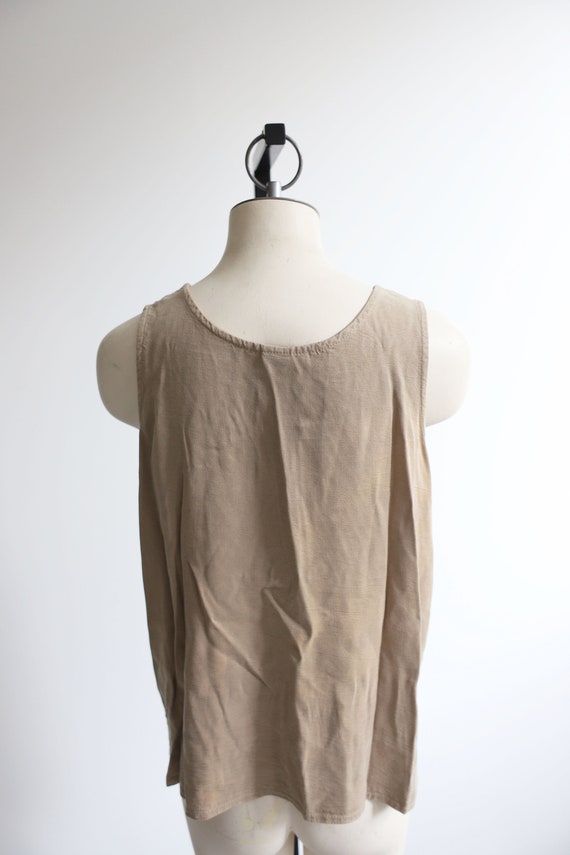 Vintage 1990s y2k Tianello sleeveless tencel tank… - image 6