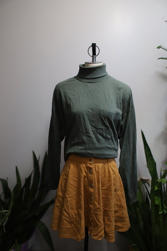 Vintage 1990s Clark Ross Knitwear minimalist sage 