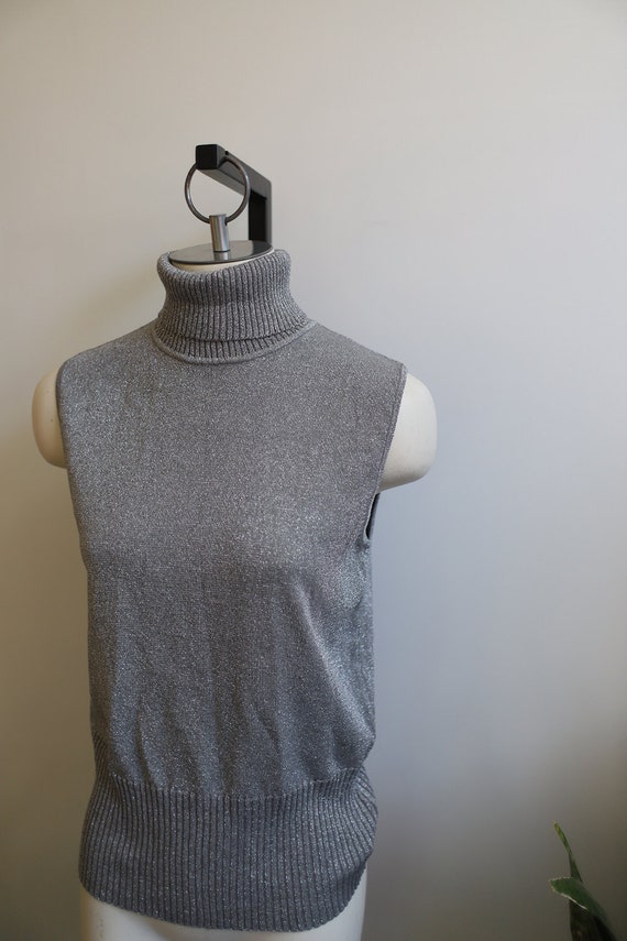 Vintage 90s sleeveless turtleneck - Gem