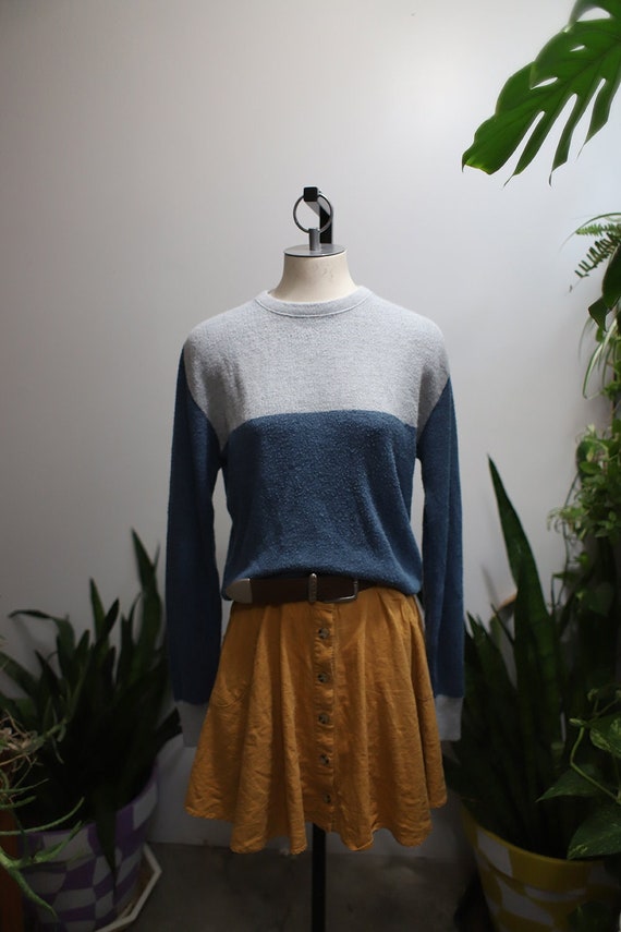 Vintage 1970s 80s Puritan blue pullover sweater