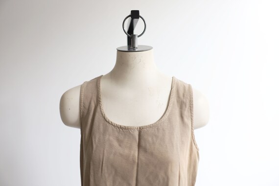 Vintage 1990s y2k Tianello sleeveless tencel tank… - image 4